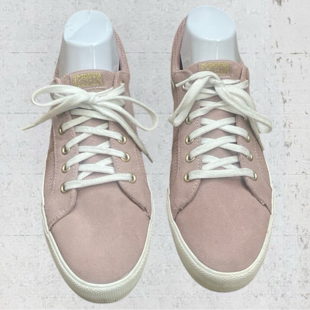 Keds Jump Kick Duo Perf Suede Size 11 Mauve Chunky Sneaker Preppy - Picture 5 of 12